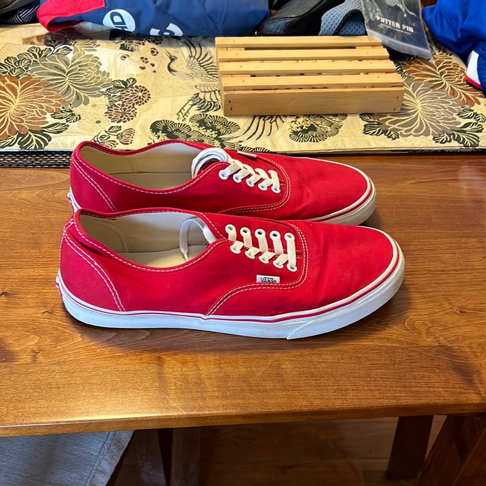 Vans Red Low